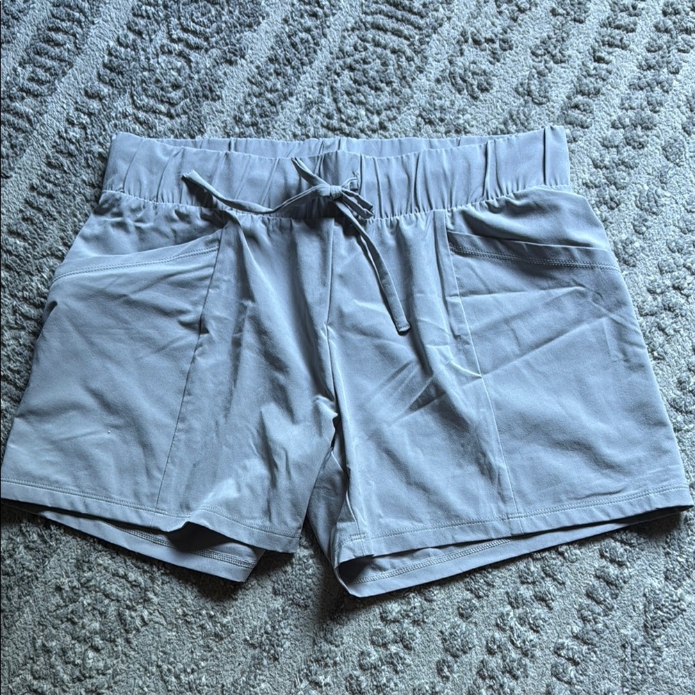 All in Motion Gray Athletic Shorts with Elastic Waistband
